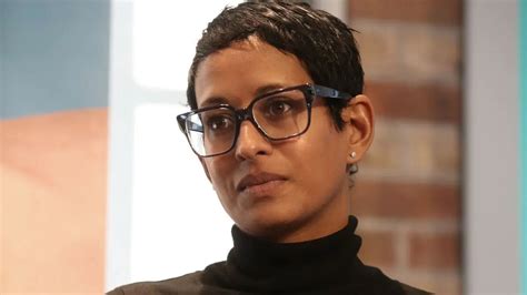 Naga Munchetty reacts as BBC Breakfast colleague takes break .